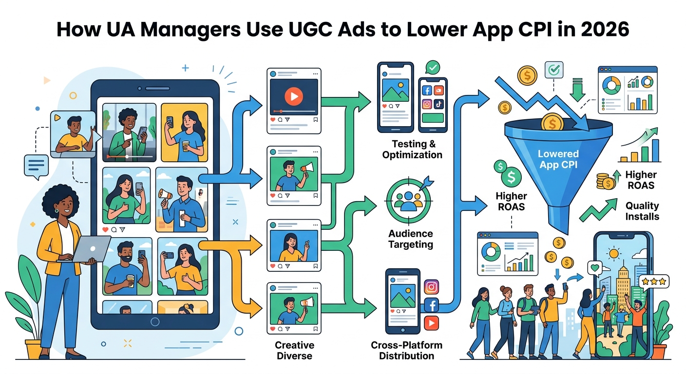 How UA Managers Use UGC Ads to Lower App CPI in 2026 — image 1